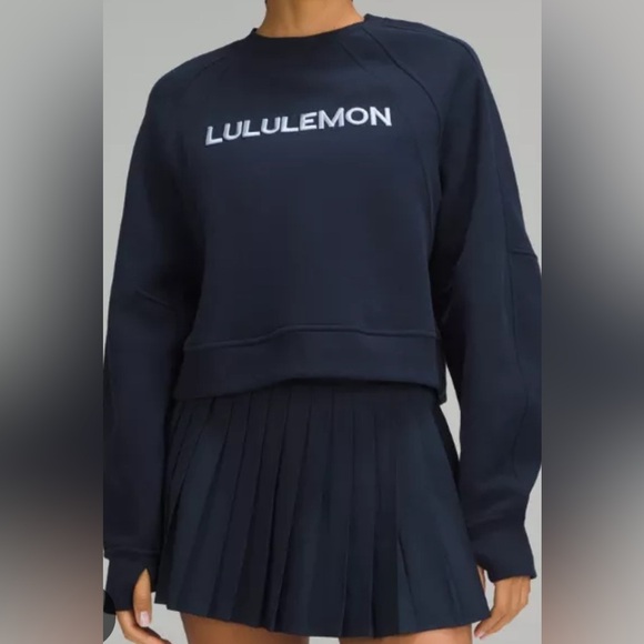 Lululemon-scuba oversized pullover-navy -M/L-NWT - Picture 9 of 9